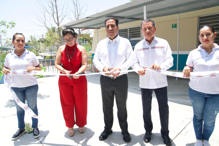 Entregan obra en preescolar Jacobo Pimentel para fortalecer bienestar infantil