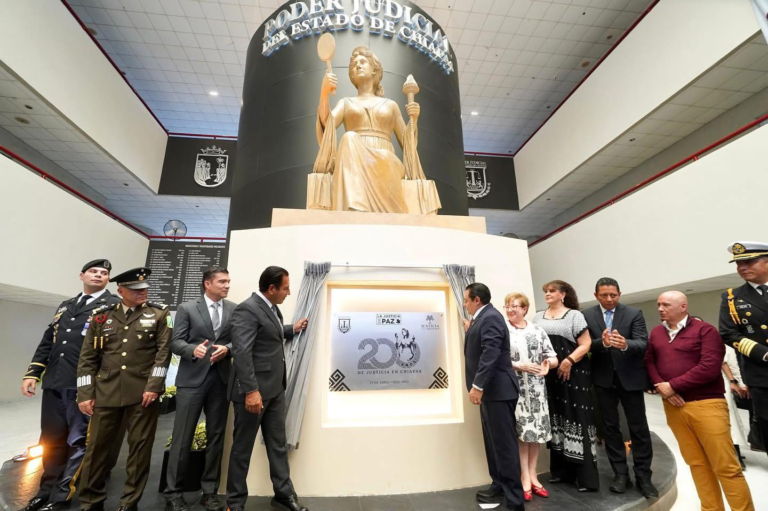 Celebran 200 años del Poder Judicial de Chiapas con ceremonia solemne