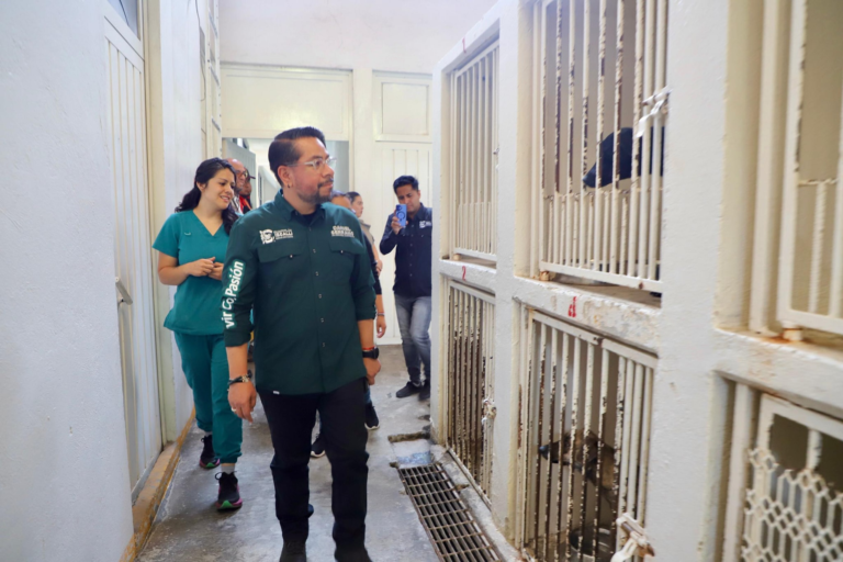 Supervisa alcalde Daniel Serrano condiciones de albergue animal en Cuautitlán Izcalli