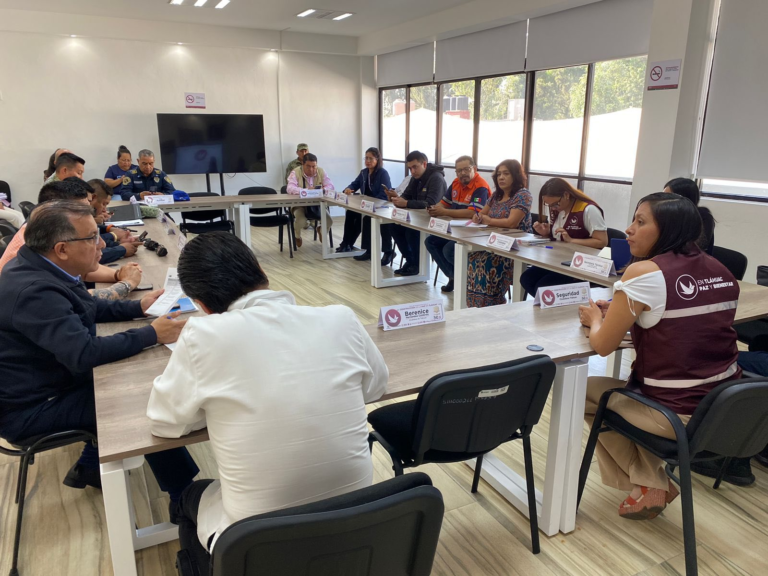 Alcaldía Tláhuac refuerza estrategias de prevención en Mesa para la Construcción de Paz