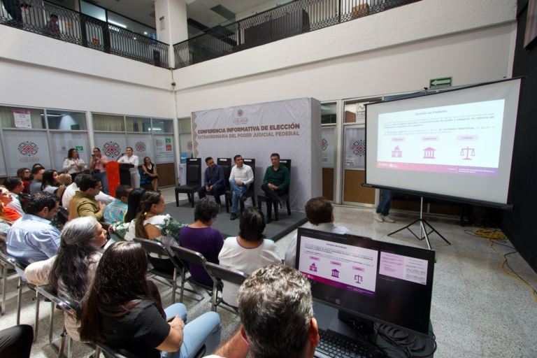 INE y Congreso de Chiapas difunden detalles del proceso electoral extraordinario del Poder Judicial