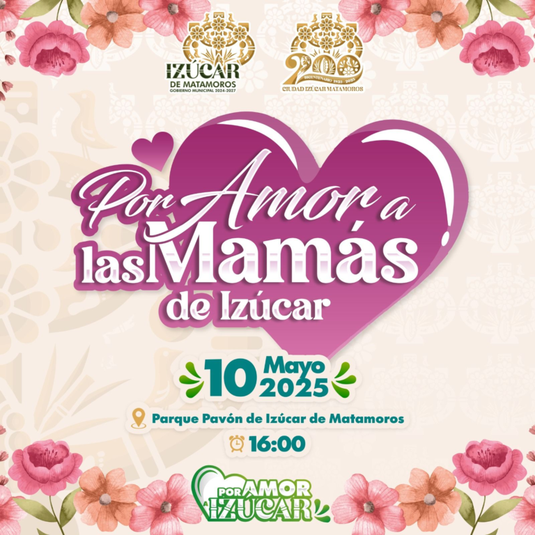 Izúcar de Matamoros celebrará a las madres con música, regalos y alegría en el Parque Pavón