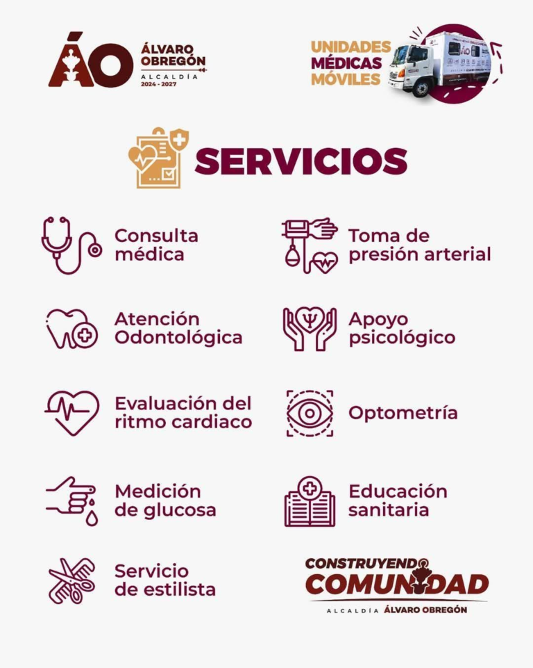 Unidades Médicas Obregonenses brindan atención gratuita en seis puntos de la alcaldía