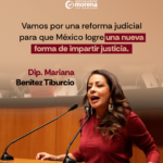 Mariana Benítez: Elección de juzgadores el 1 de junio será un hito histórico por la justicia del pueblo