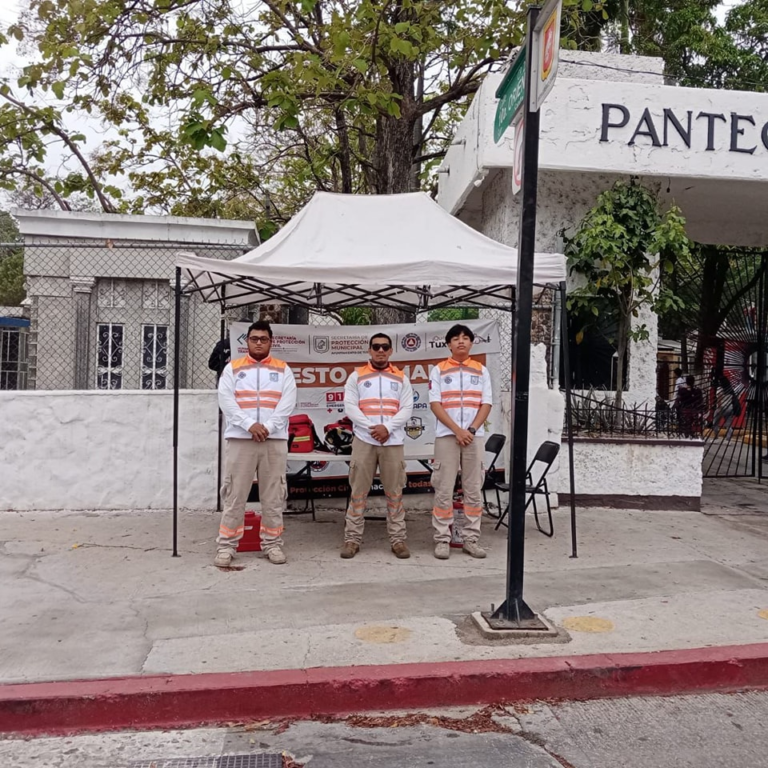 Ayuntamiento de Tuxtla implementa operativo especial en panteones por el 10 de mayo