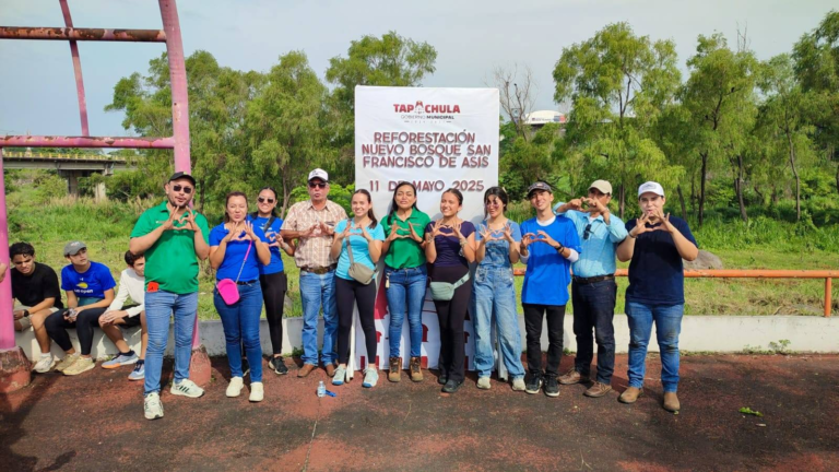 Reforestan área urbana de Tapachula con participación juvenil y más de 900 árboles