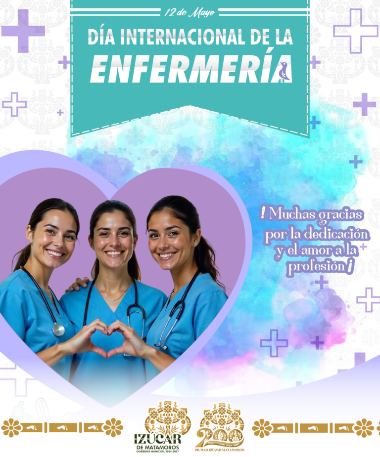 Izúcar de Matamoros reconoce la labor del personal de enfermería en su día internacional