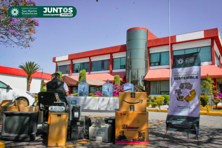 Recolectan más de 10 toneladas de residuos en campaña “Por un Texmelucan limpio y sostenible”
