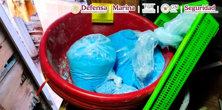 Desarticulan punto de almacenamiento de drogas en Tijuana; decomisan cocaína, fentanilo y vehículos