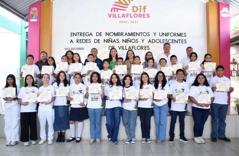 Reconocen en Villaflores a niñas, niños y adolescentes por su compromiso ambiental