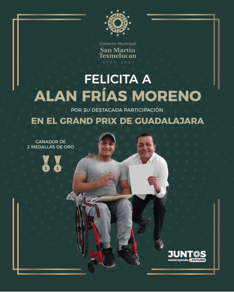 Alan Frías Moreno, orgullo texmeluquense, gana dos medallas de oro en el Grand Prix de Guadalajara