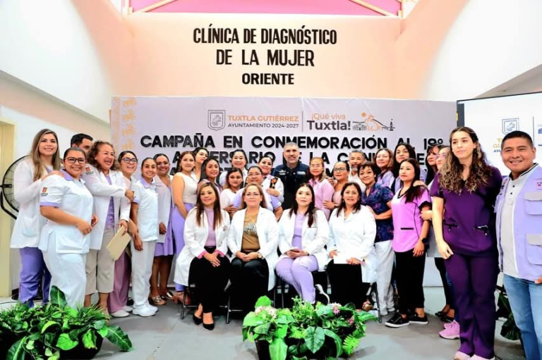 Lanza Ángel Torres campaña gratuita en la Clínica de Diagnóstico de la Mujer Oriente