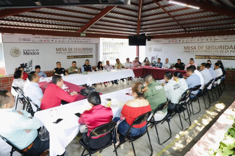 Destacan avances en seguridad durante Mesa Regional encabezada por Jorge Acero
