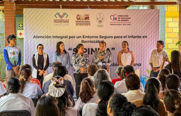 Inician en Berriozábal proyecto ambiental en favor de la niñez: “Entorno Seguro para el Infante”
