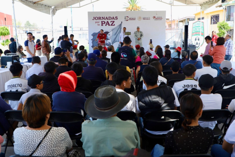 Inician “Jornadas por la Paz” en San Martín Tepetlixpan con enfoque en prevención y cercanía ciudadana