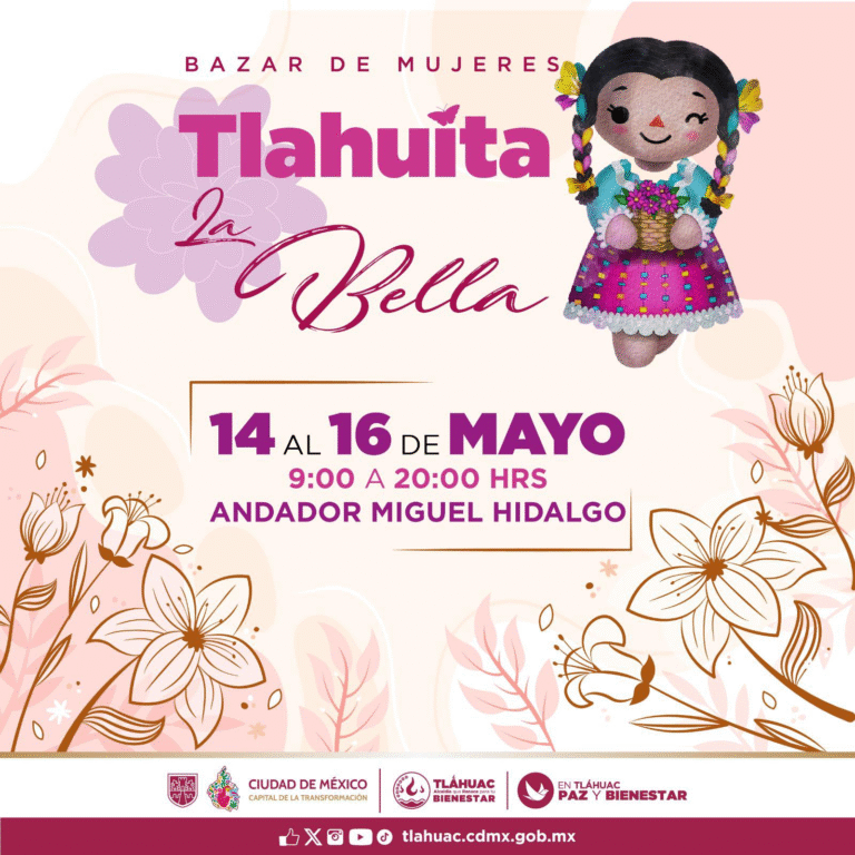 Impulsa Tláhuac el emprendimiento femenino con el bazar “Tlahuita la bella”