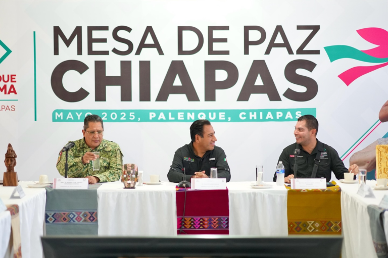 Desde Palenque, Chiapas fortalece coordinación en seguridad con Fuerzas Armadas y Gabinete Estatal
