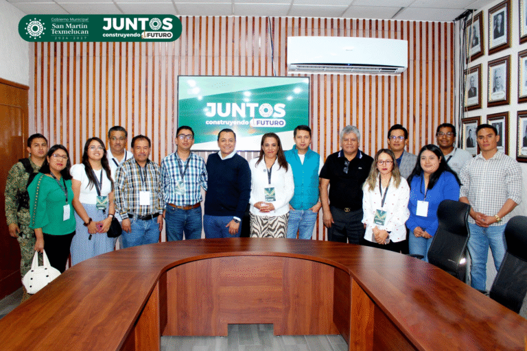 Gobierno de San Martín Texmelucan refuerza alianzas con Coparmex y Canaco para impulsar el desarrollo económico