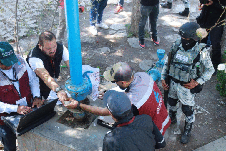 Clausuran extracción ilegal de agua en Cuautitlán Izcalli; actuaron Conagua y Guardia Nacional