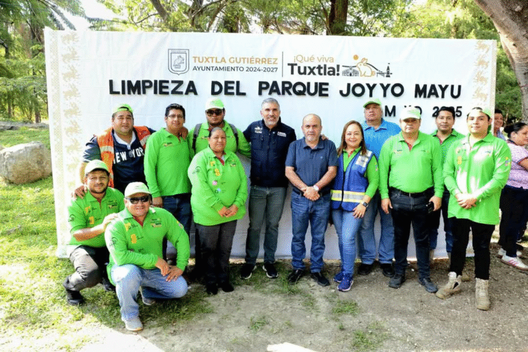 Juntas y juntos limpiamos el Joyyo Mayu, en Tuxtla: Ángel Torres