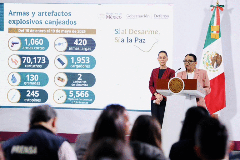 Avanza en Puebla el programa “Sí al Desarme, Sí a la Paz” con más de mil 600 armas entregadas voluntariamente