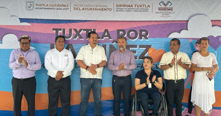 Realizan en San José Terán la segunda jornada “Tuxtla por la Niñez” para atender a la primera infancia