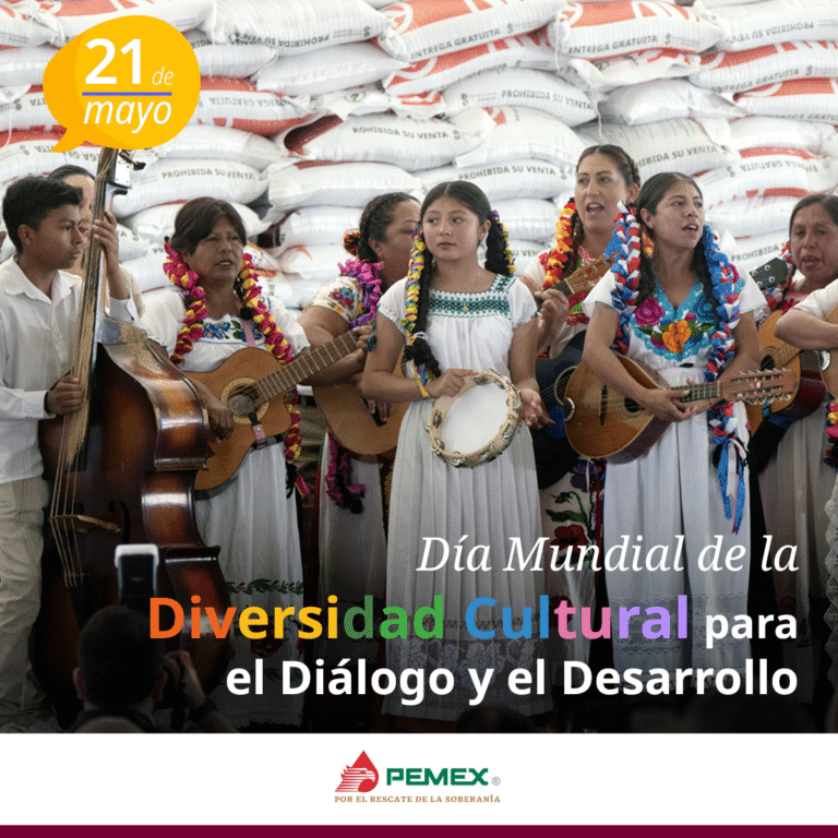 Pemex conmemora el Día Mundial de la Diversidad Cultural con llamado al respeto y la inclusión