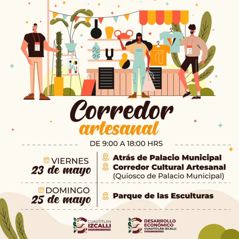 Invitan al Corredor Artesanal para apoyar el talento local