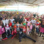 Yamil Melgar celebra el Día del Niño con familias del ejido Raymundo Enríquez