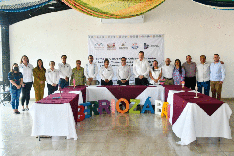 Gobierno de Berriozábal firma convenio con el Tecnológico de Tuxtla para impulsar educación y desarrollo regional