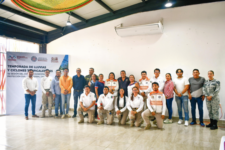 Berriozábal presenta plan preventivo ante lluvias y ciclones tropicales 2025