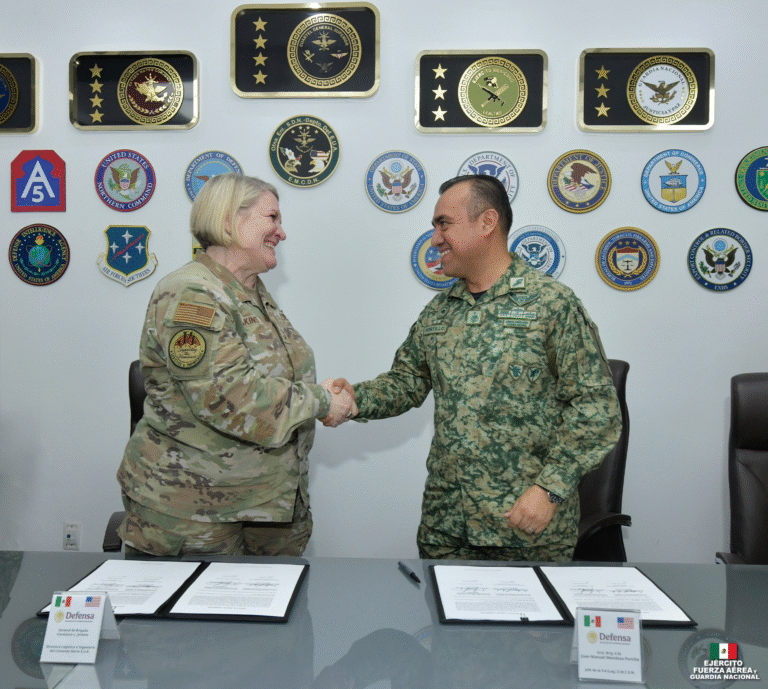 México y EE. UU. firman acuerdo de apoyo logístico militar para fortalecer cooperación binacional