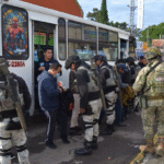 Gobierno de Puebla refuerza seguridad con operativos en transporte y zonas estratégicas