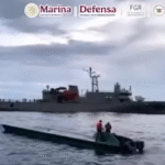 Marina asegura semisumergible con más de 3 toneladas de cocaína en costas de Guerrero