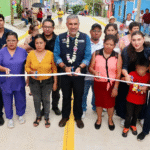 Encabeza Ángel Torres inauguración de una calle más en Loma Bonita