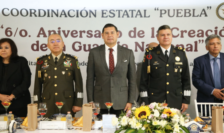 Puebla, estado seguro gracias al trabajo conjunto de la Guardia Nacional, Marina y Ejército: Armenta