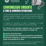 Gobierno de San Martín Texmelucan exhorta al comercio establecido a cumplir lineamientos para preservar el orden