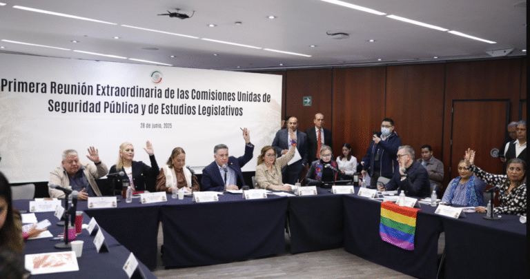 Comisiones del Senado aprueban dictámenes para expedir nuevas leyes en materia de seguridad pública e inteligencia