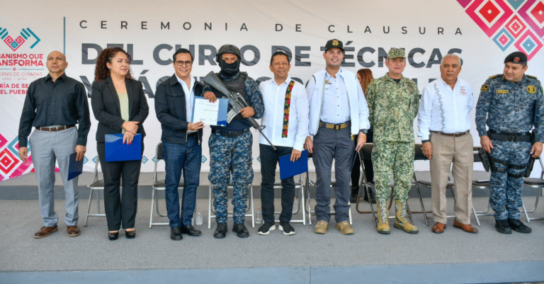 Berriozábal refuerza la seguridad con la clausura del curso de Técnicas y Tácticas Policiales