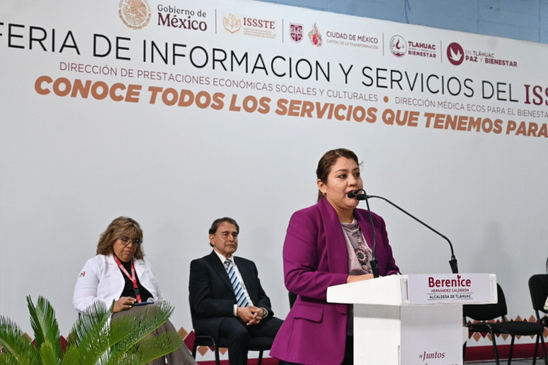 ISSSTE lleva Feria de Servicios a Tláhuac para acercar atención e información a trabajadores
