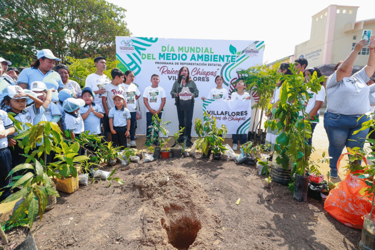 Jornada de reforestación “Raíces de Chiapas” fortalece conciencia ambiental en La Sirena