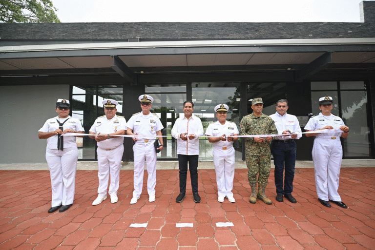 Nueva infraestructura deportiva en la Base Aeronaval de Tapachula fortalece bienestar del personal naval