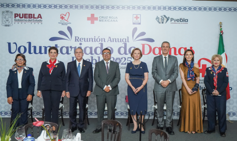 MariElise Budib asume presidencia honoraria del Voluntariado de Damas de la Cruz Roja en Puebla