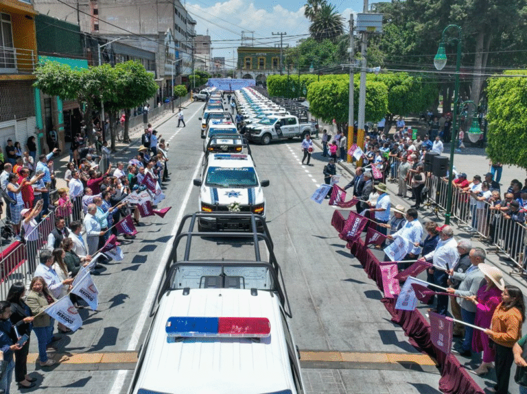 Delfina Gómez refuerza seguridad en Texcoco con 40 patrullas de alta tecnología