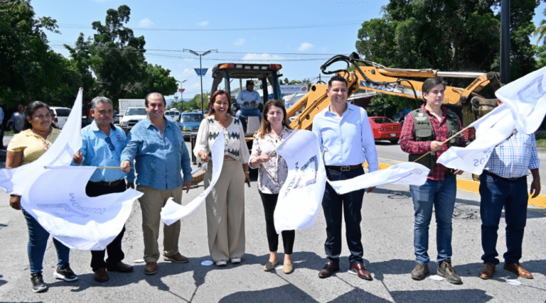 Gobernadora Margarita González Saravia da inicio a rehabilitación carretera en Tlaltizapán