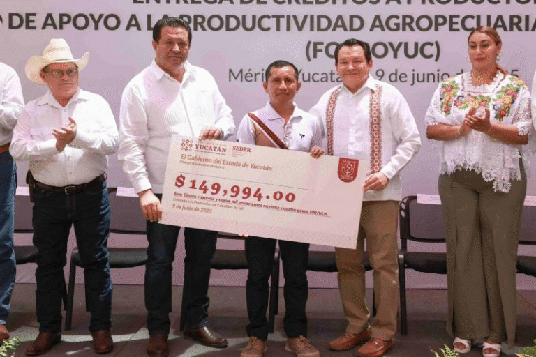 Impulsa Gobierno de Yucatán el campo con créditos productivos por casi 5 millones de pesos