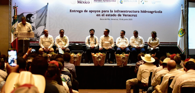 Veracruz recibe más de 217 millones de pesos para infraestructura hidroagrícola