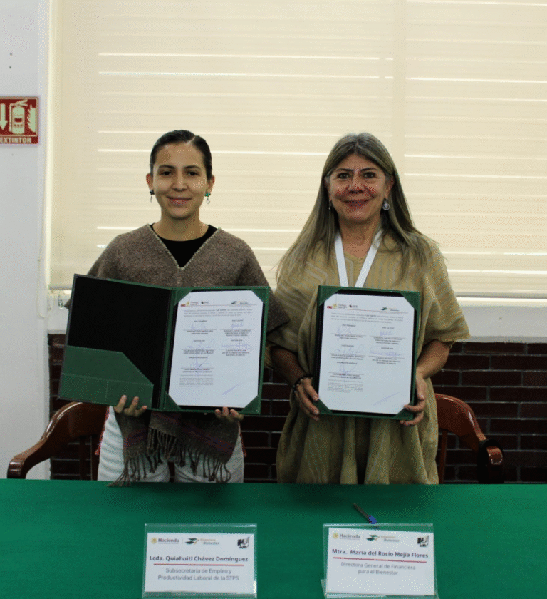 STPS y FINABIEN renuevan convenio para apoyar a trabajadores en movilidad laboral