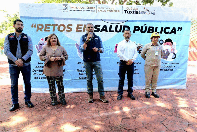 Realizan jornada de salud gratuita en Tuxtla con enfoque preventivo y comunitario