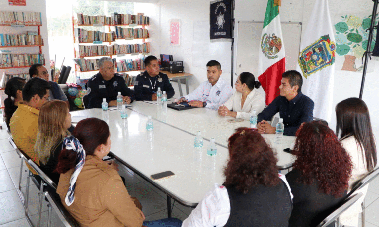 Gobierno de San Pedro Cholula refuerza diálogo y estrategias en Mesa de Seguridad comunitaria
